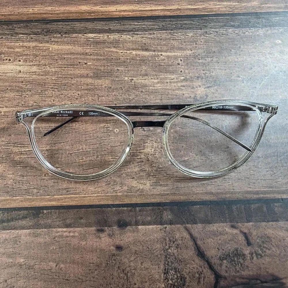 Isaac Mizrahi IM30001‎ 50[]18-135mm Clear Frame Glasses FRAMES ONLY